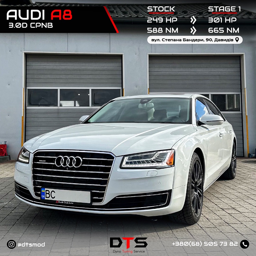 Audi A8 3.0D CPNB Stage1
