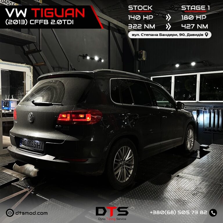 Чіп Тюнінг VW Tiguan CFFB DTS