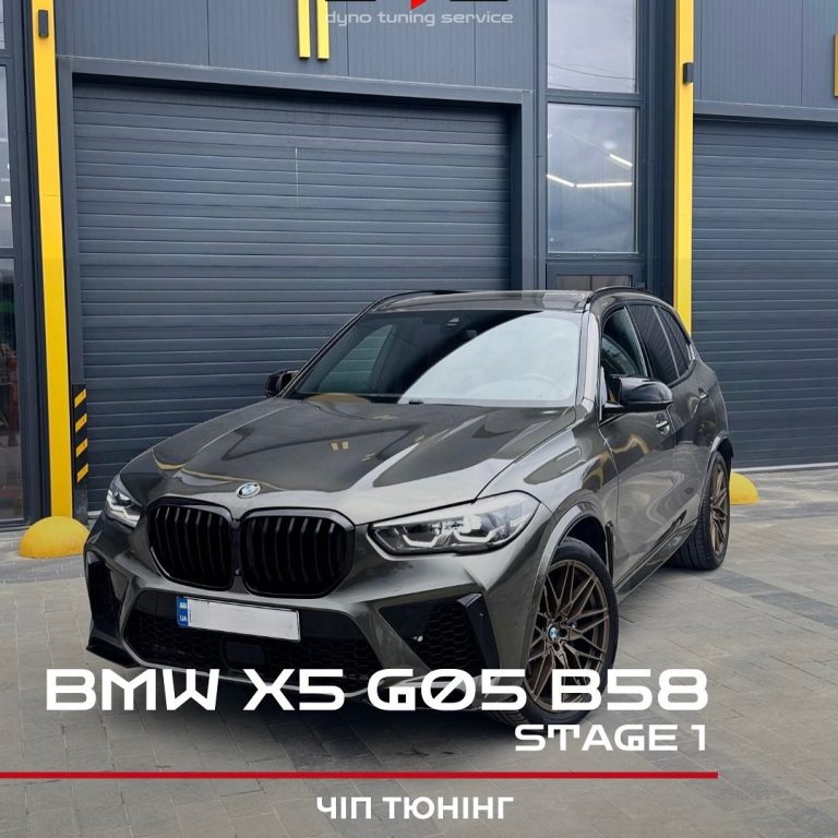 Чіп тюнінг BMW X5 G05 3.0 B58 Stage 1